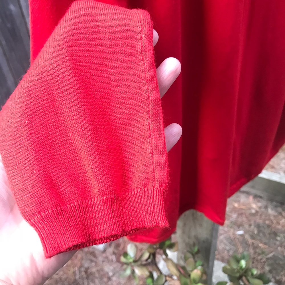 RED CARDIGAN Women’s Sweater - Picture 7 of 7